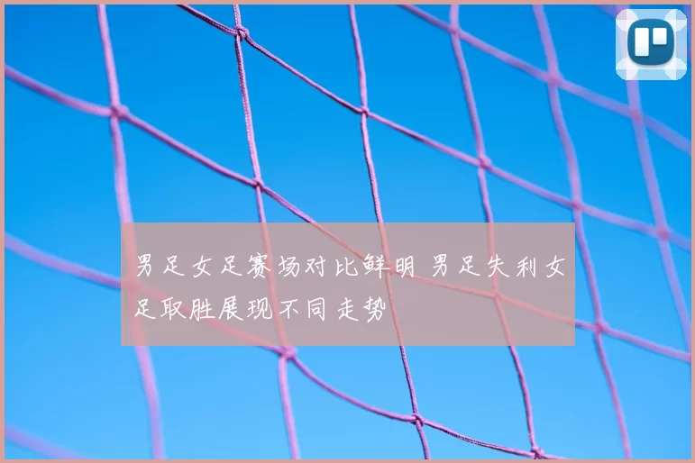 男足女足赛场对比鲜明 男足失利女足取胜展现不同走势