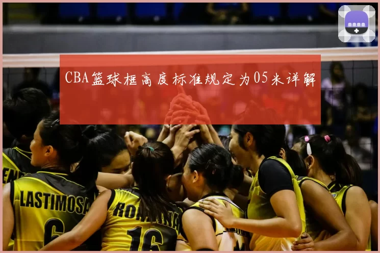 CBA篮球框高度标准规定为05米详解