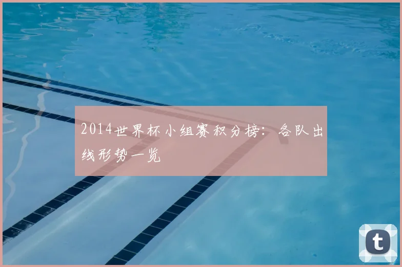2014世界杯小组赛积分榜:各队出线形势一览